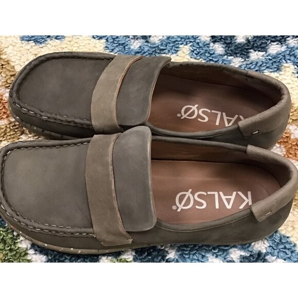 Men’s Negative Heel Kalso Shoe Size 10 or 43 Green - Picture 3 of 5